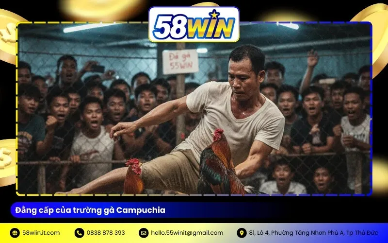 Đẳng cấp của trường gà Campuchia