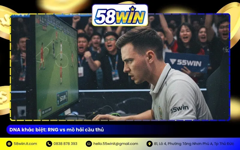 DNA khác biệt: RNG vs mồ hôi cầu thủ