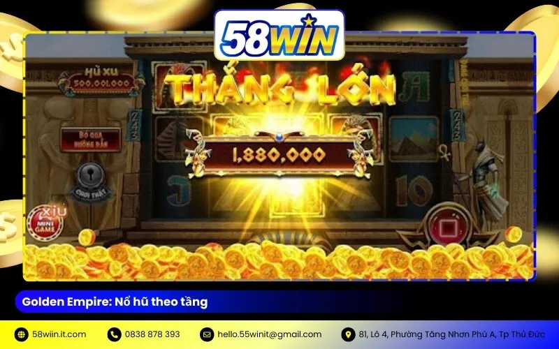 Golden Empire: Nổ hũ theo tầng