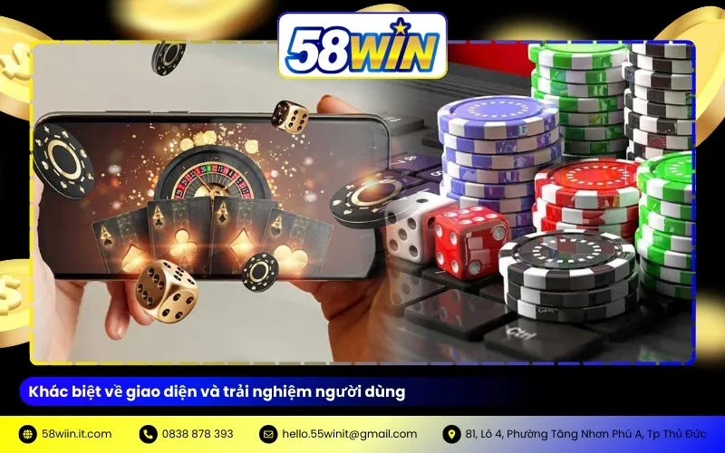 Khác biệt về giao diện và trải nghiệm người dùng