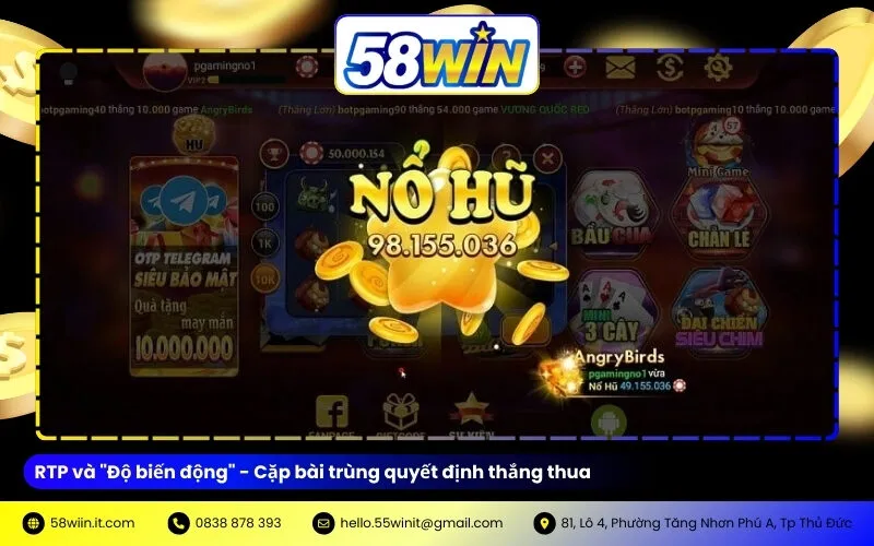 RTP và "Độ biến động" - Cặp bài trùng quyết định thắng thua